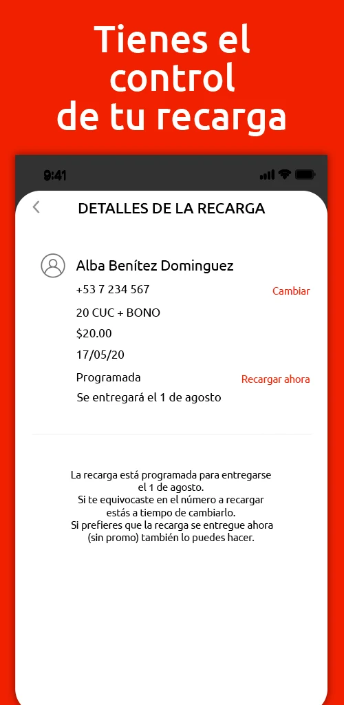 aCuba - La Recarga más Barata screenshot